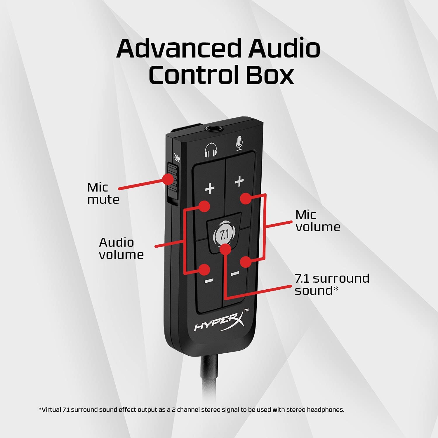 HyperX Cloud II Gaming Headset, 7.1 Surround Sound - Image 2