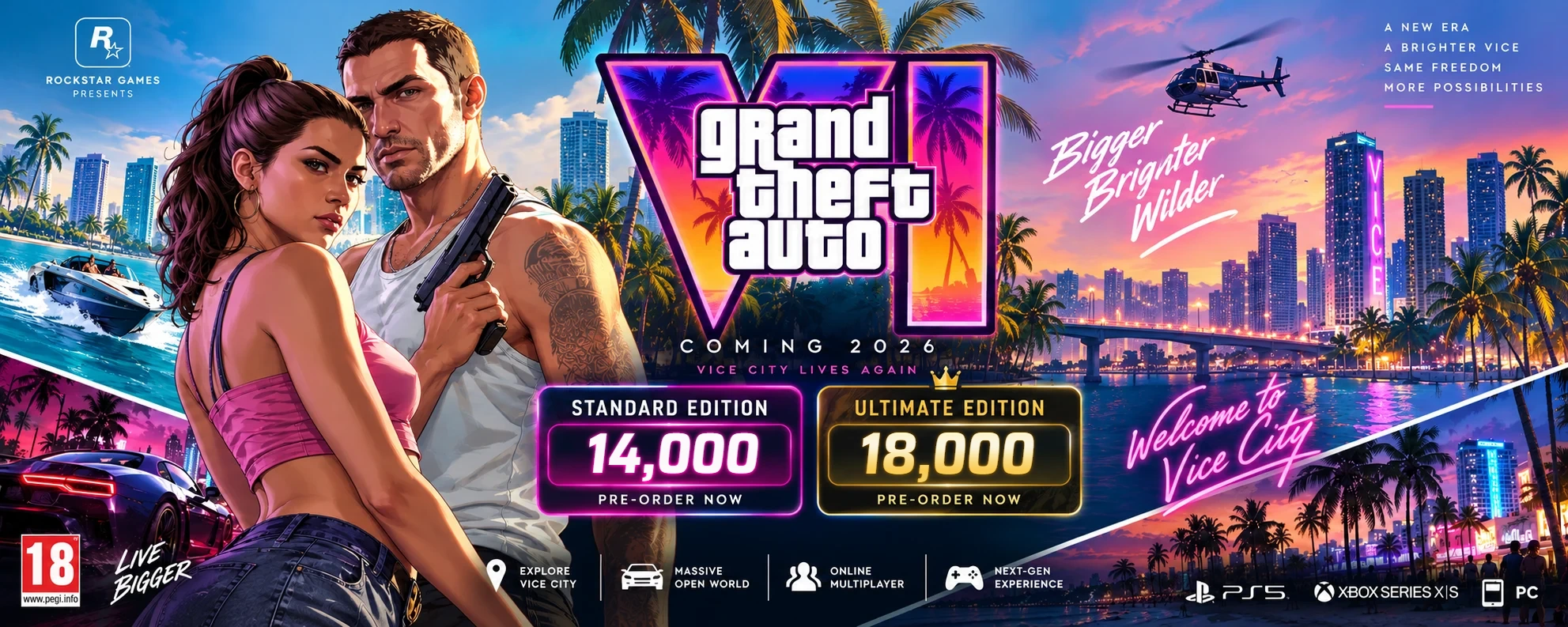 Grand Theft Auto VI pre-order at GAMES CLUB: Standard Edition Rs 14,000, Ultimate Edition Rs 18,000